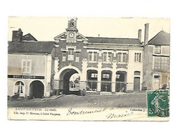 CP DEPT 89  SAINT SAUVEUR  LA HALLE BOULANGERIUE - Saint Sauveur En Puisaye