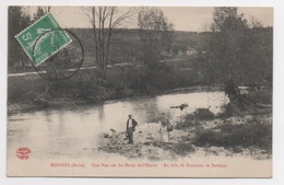 10 AUBE - ESSOYES Une Vue Sur Les Bords De L'Ource, Au Loin Servigny - Essoyes