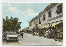 34 - Hérault - Marseillan Plage Centre Commercial Mini Bazar Animée Peugeot 404 Voiture Auto Ed Photo Cim - Marseillan