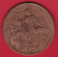 France 5 Centimes IIIe République - 1899 - 5 Centimes