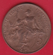 France 5 Centimes IIIe République - 1916 - 5 Centimes