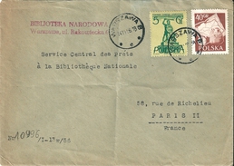 -  Enveloppe - Expédiée  De      APSZAVIA   -  POLOGNE   -   à  Destination  De  PARIS           £ - Maschinenstempel (EMA)