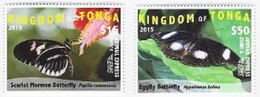 Tonga 2015, Butterfly I, 2val - Tonga (1970-...)