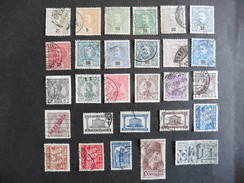 Portugal : 28 Timbres  Oblitérés - Sammlungen