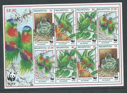 Tonga Niuafo´ou 1998 WWF Lorikeet Bird Miniature Sheet MNH - Tonga (1970-...)