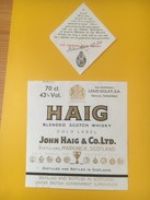 2776 - Haig Gold Label Distribution Pour La Suisse Louis Golay Genève - Whisky