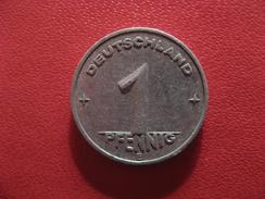 Allemagne République Démocratique - Pfennig 1952 E 2705 - 1 Pfennig