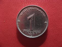 Allemagne République Démocratique - Pfennig 1952 A 2709 - 1 Pfennig