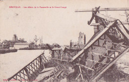 Bf - Cpa MERVILLE - Les Débris De La Passerelle Et Le Grand Large - Merville