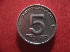 Allemagne République Démocratique - 5 Pfennig 1950 A 2748 - 5 Pfennig