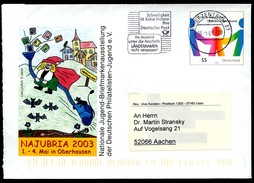 BUND USo57 Sonder-Umschlag NAJUBRIA Gebraucht 2003 - Covers - Used