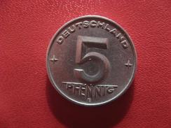 Allemagne République Démocratique - 5 Pfennig 1953 E 2866 - 5 Pfennig