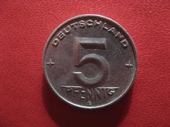 Allemagne République Démocratique - 5 Pfennig 1953 E 2900 - 5 Pfennig
