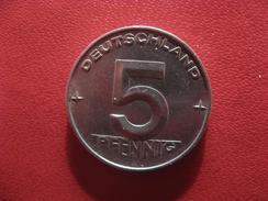 Allemagne République Démocratique - 5 Pfennig 1953 A 2912 - 5 Pfennig