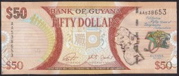 Guyana 50 Dollar 2016 Pnew UNC - Guyana