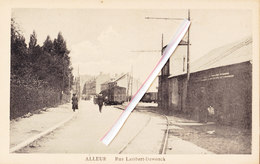 ALLEUR - Rue Lambert-Dewonck - Splendide Carte Animée Avec Tram - Ans