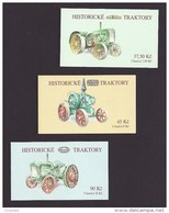 Tschechische Republik Czech Republic 2005 MNH ** Mi 446-448 Sc 3282-3284 Historical Tractors. 3 Booklets, Markenheftchen - Unused Stamps
