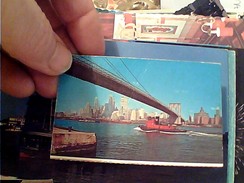 NEW YORK BROOKLYN BRIDGE  NAVE SHIP RIMORCHIATORE N1970  FW9202 MINI CARD - Brooklyn