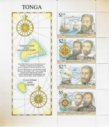 Tonga 2016, Dutch Explorers, Ships, 4val In BF - Tonga (1970-...)