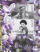 Tonga 2016, Queen Elisabeth, Orchids, 2val In BF - Tonga (1970-...)