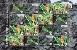 Tonga 2016, WWF, Iguanas, Sheetlet - Tonga (1970-...)