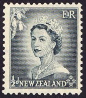 New Zealand. Nueva Zelanda. 1953. Definitive. 1/2 D Queen Elisabeth II - Nuevos
