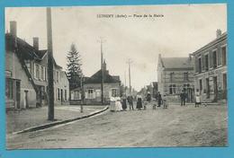 CPA - Place De La Mairie LUSIGNY 10 - Autres & Non Classés