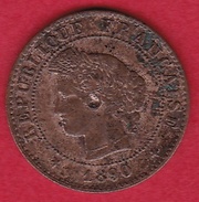 France 1 Centime IIIe République - Cérès - 1890 A - 1 Centime