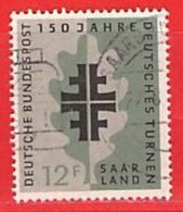MiNr.437 O Deutschland Saarland (1957-1959) - Gebraucht