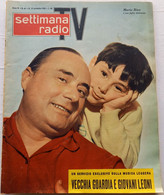 SETTIMANA RADIO TV  N. 46 DEL   15/21 NOVEMBRE 1959 (CART 54) - Television