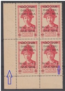 INDOCHINE OVPRINT  VNDCCH  + WATER MARK ON MARGIN +  ERROR WITHOUT DOT. SCOTT N° IL 55   Réf G113 - Nuevos