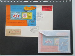 Urugugay 1975 Flugpost Block Nr. 25 Airmail / Expres Brief Und 1x Block 25 ** Katalogwert 84€ ++ Olympische Spiele - Uruguay