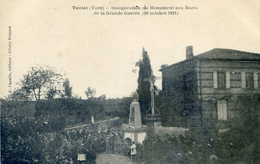 Teillet - Inauguration Du Monument Aux Morts De La Grande Guerre (30 Octobre 1921) - Vabre