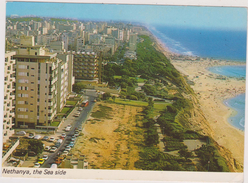 ISRAEL,LIEU SAINT POUR LES JUIFS,CHRETIEN,ET MUSULMAN,NETHANYA,VUE AERIENNE TOP - Israele