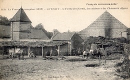 ATTICHY EN 1917 LA FERME DES NAVETS LES CUISINIERS DES CHASSEURS ALPINS - Attichy