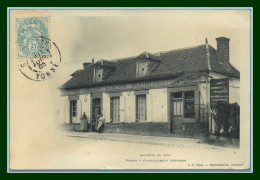 CPA Paron Etablissement Godignon Voy 1905 Café Billard  Animée TB - Paron