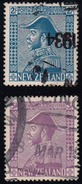 New Zealand 1926 Admirals,2s. & 3s., Cancelled, See Note, Sc# 182-183, SG 469-470 - Usados