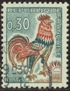 France Yv. N°1331A - 30c Coq De Decaris - Oblitéré - 1962-1965 Haan Van Decaris