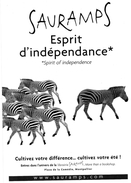 SAURAMPS Esprit D'indépendance. Librairie à Montpellier (Hérault) - Zèbres