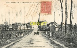 37 Cléré, Vue Prise De La Scierie, Femme Avec Chèvre En Avant, Enfants...., Affranchie 1904 - Cléré-les-Pins
