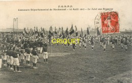 44 Machecoul, Concours Départemental F G S P F, Le Salut Aux Drapeaux - Machecoul