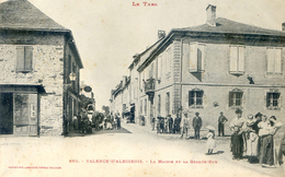 Valence D'Albigeois - La Mairie Et La Grande Rue - Valence D'Albigeois