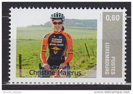 2014 LUXEMBOURG  Christine Majerus ** MNH Vélo Cycliste Cyclisme Bicycle Cycling Fahrrad Radfahrer Bicicleta Cicl [CB69] - Ciclismo