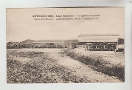 CPSM LA MADELEINE (Nord) - Automobiles René MARION  Vue Générale Des Ateliers Rue Du Prés Catelan - La Madeleine