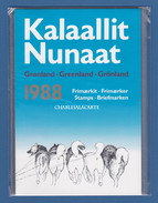 GREENLAND 1988 YEAR PACK NEVER OPENED IN ORIGINAL PLASTIC PACKET - Años Completos