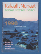 GREENLAND 1990 YEAR PACK NEVER OPENED IN ORIGINAL PLASTIC PACKET - Komplette Jahrgänge