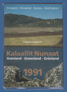 GREENLAND 1991 YEAR PACK NEVER OPENED IN ORIGINAL PLASTIC PACKET - Komplette Jahrgänge