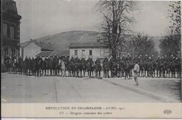 CPA AY Viticulteur Manifestation Circulé LES EVENEMENTS EN CHAMPAGNE 10 - Other & Unclassified