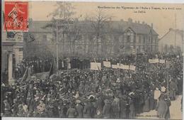 CPA TROYES Viticulteur Manifestation LES EVENEMENTS EN CHAMPAGNE 10 - Autres & Non Classés