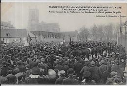 CPA TROYES Viticulteur Manifestation LES EVENEMENTS EN CHAMPAGNE 10 - Autres & Non Classés